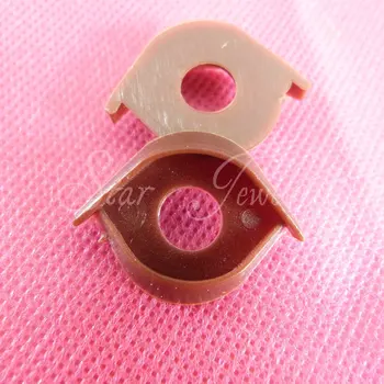двойные игрушечные веки коричневого цвета 10 мм для круглых защитных глаз 10 мм/100 шт., а не 100 пар