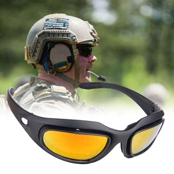 Дейзи Поляризованные Тактические Солнцезащитные очки Мужские Страйкбольные Охотничьи Очки Для стрельбы, Защитные Военные Очки для Пешего туризма в Пустыне