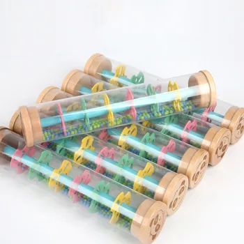 Детская Сенсорная развивающая игрушка Шейкер Дождевик Музыкальные игрушки в подарок для малышей Популярные музыкальные инструменты