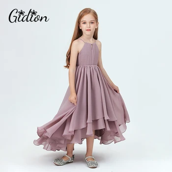 Детское платье для девочек от 2 до 14 лет, Свадебное платье для детей, Элегантное Праздничное платье принцессы, Вечернее платье для детей-подростков