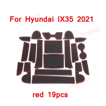 Для Hyundai IX35 2009-2021 Автомобильная дверь, слот для ворот, Нескользящие коврики для чашек, Противоскользящие наклейки на дверной паз, Аксессуары для интерьера