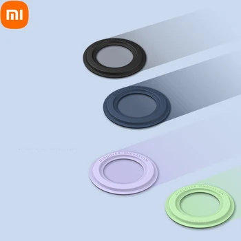 Для Magsafe Магнитное Металлическое Кольцо Для iPhone 11 12 13 Pro XS Max Mini X XR 8 Plus Магнитная Адсорбция Samsung Huawei Железный Лист