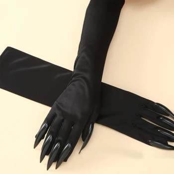 Забавные перчатки с когтями для вечеринки в честь Дня рождения, Косплей, Марди Гра, аксессуары для длинных ногтей, перчатки для костюма на Хэллоуин