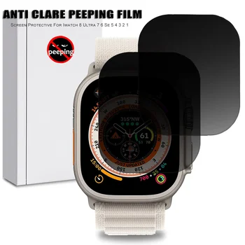 Защитное стекло с Антибликовым покрытием для Apple Watch Ultra 49 мм 45 мм 41 мм HD Iwatch Series 8 7 6 SE 5 4 38 40 мм 44 мм