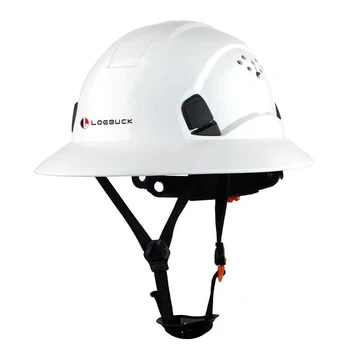 Защитный шлем LOEBUCK site ventilation leader anti-smashing противоударный ABS шлем инженерная шляпа D995 белый