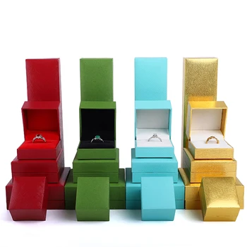 Изготовленный на заказ браслет Hanhong, заполненный кожаной бумагой, подарочная коробка для упаковки ювелирных изделий, серьги, ожерелье, кольцо, упаковка, шкатулка для ювелирных изделий