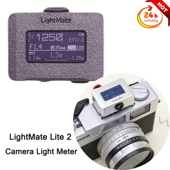 Измеритель освещенности Мини-камеры для Фотосъемки LightMate Lite 2, телеприставка, Отражающий Люминометр, Светодиодный дисплей, Внешний измеритель освещенности в реальном времени