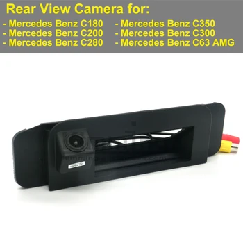 Камера заднего вида Автомобиля для Mercedes Benz C Class C180 C200 C280 C300 C350 C63 AMG 2014 2015 Ручка багажника Камера Резервного Копирования