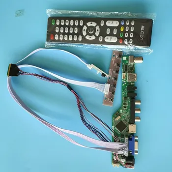 Комплект для BT140GW01 1366x768 40pin LCD LED LVDS VGA USB HDMI TV AV Аудио пульт дистанционного Управления Экранная панель Плата контроллера монитор 14 