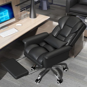 Компьютерное Офисное кресло в Скандинавском Стиле, Удобное Офисное кресло для отдыха, стол на колесиках, Мобильный поворотный Silla Oficina, Модная мебель