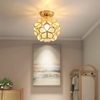 Коридорное освещение коридорное освещение балкон крыльцо вход современный и минималистичный хрустальный потолочный светильник в скандинавском стиле для спальни