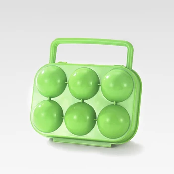 Коробка для хранения, Лоток для яиц, Портативный Пластиковый Контейнер для кемпинга и пикника 15,5x14,6x7 см, Держатель для яиц, Контейнер для хранения