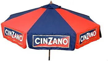 Красно-синий зонт Cinzano 9 дюймов