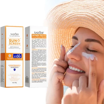Крем для защиты лица SPF 60 Солнцезащитный крем для тела Отбеливающий Солнцезащитный Крем Солнцезащитный Крем Для защиты кожи От Солнца