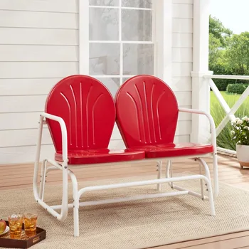 Кресло для отдыха на открытом воздухе в стиле ретро-бирюзового цвета