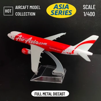 Масштаб 1:400 Металлическая Копия 15 см Air Asia Red Korea Japan Airlines Самолет, Отлитая под давлением Модель, Авиационный Миниатюрный Подарок для Друзей мальчиков