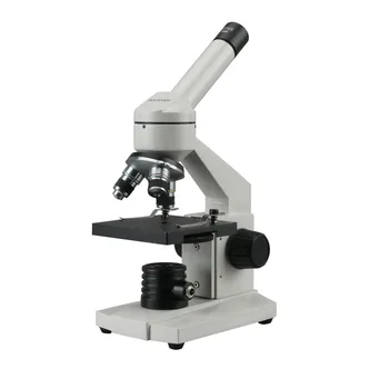 Микроскоп биологических соединений AmScope 40X-1000X с подготовленными и пустыми слайдами для студентов и детей