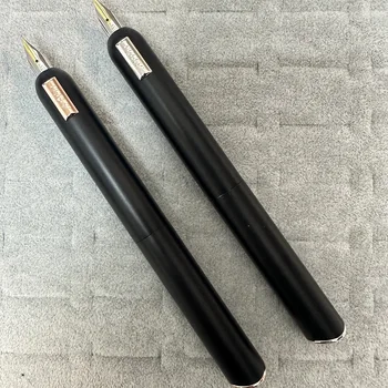 Модная авторучка LM Focus Dialog CC, Черная Титановая серия, 14K Чернильная ручка с выдвижным пером, ручки для каллиграфии