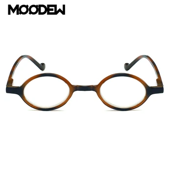 Модные очки для чтения в стиле Ретро с анти-синим светом, Женские маленькие круглые ультралегкие очки для дальнозоркости, Удобные портативные ридеры