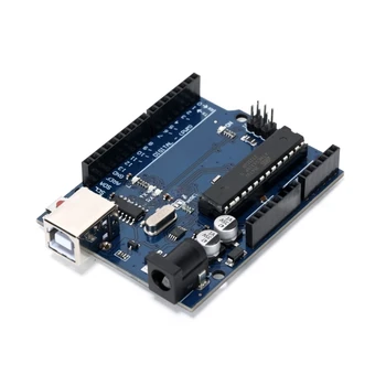 Модуль R3 DIP Development Board Использует микроконтроллер ATMEGA328P, простой в использовании контроллер с открытым исходным кодом ATEGA16U2