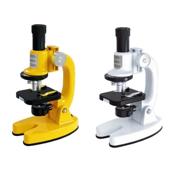 Набор для микроскопа для детей, научный набор для микроскопа со слайдами, обучающая игрушка-ножка