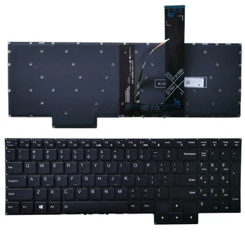 Новая Английская клавиатура Для ноутбука Lenovo Legion 5-17IMH05H 5-17IMH05 5-17ARH05H Черная Американская клавиатура С Подсветкой