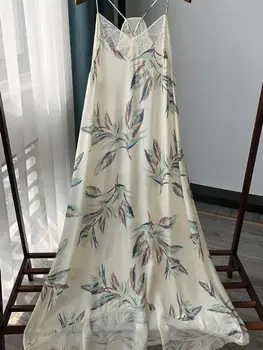 Новое летнее женское Милое платье миди без застежки, Элегантное кружевное платье в стиле пэчворк с V-образным вырезом, женское платье до середины икры
