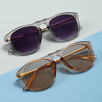 Новые очки, модные винтажные солнцезащитные очки, Женские Роскошные дизайнерские солнцезащитные очки В металлической оправе, Солнцезащитные очки для летних путешествий