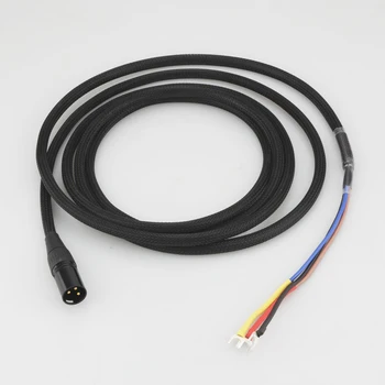 Новый 3-проводный кабель для сабвуфера Audiocrast3-контактный разъем XLR для сабвуферного кабеля Spade end
