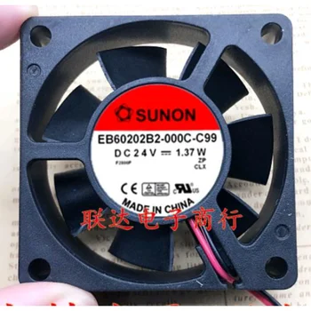 Новый Вентилятор процессора для SUNON EB60202B2-000C-C99 24 В 1,37 Вт 6020 6 см Инверторный Вентилятор 60*60*20 мм