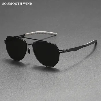 Новый дизайн, Поляризованные солнцезащитные очки из сплава 50012, Трендовая полнокадровая мода INS, Зеркало для вождения, Солнцезащитные Очки Для мужчин, женские очки для улицы