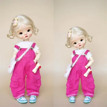 Одежда BJD подходит для кукол размером 1/6 и маленьких 6 очков, а также для кукол размером с большую рыбу, Подтяжки, шляпы, аксессуары для кукол bjd