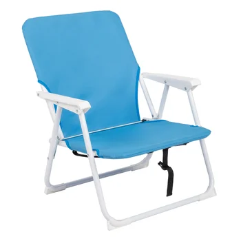 Оксфордский стул с приставным столиком, Уличный стул для рыбалки, Походные Портативные Легкие Пляжные стулья, Складной уличный стул, синий 56 *60* 63 см