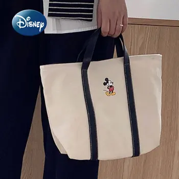 Оригинальная женская сумка Disney Mickey's 2023, роскошная брендовая женская сумка, мультяшная диагональная сумка большой емкости на одно плечо