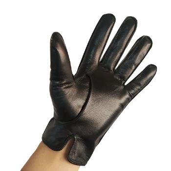 Перчатки из натуральной кожи для мужчин, зимние теплые шерстяные перчатки для вождения мотоциклов с сенсорным экраном Gaotskin