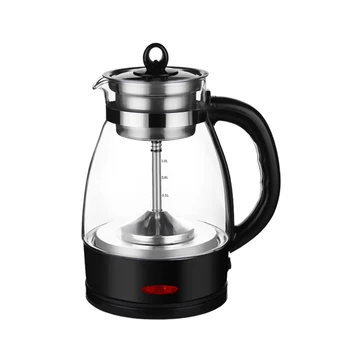 Полностью автоматическая паровая кофеварка чайник для темного чая, стеклянный чайник для здоровья, сохраняющий тепло, электрический чайник 1Л 220 В