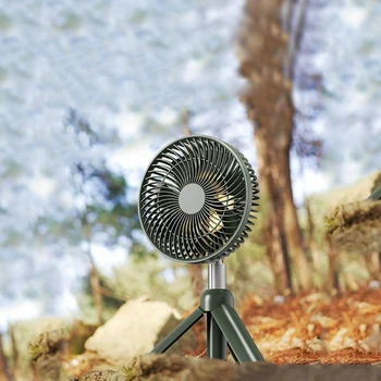 Портативный Вентилятор Наружный Вентилятор Охлаждающий Вентилятор Перезаряжаемый Мини Складной Телескопический 4000 мАч Электрический Для домашнего офиса-A