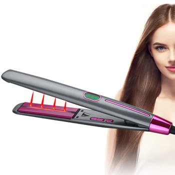 Профессиональный Выпрямитель для волос Керамический инфракрасный Утюжок с отрицательными ионами Pro Infrared Для завивки прямых волос Hairstyler Инструмент для Укладки