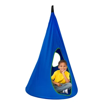 прочный Подвесной Садовый гамак на 250 фунтов, Палатка на дереве, Детское гнездышко, качели для патио, кресло для внутреннего и наружного использования