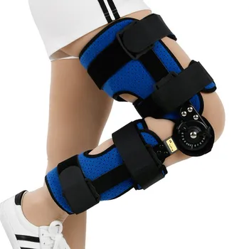 Регулируемый фиксированный стент для коленного сустава при переломе ноги, защитные мениски коленного сустава, связки, послеоперационная реабилитация