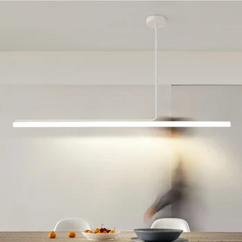 Ретро подвесные светильники минималистичный скандинавский светильник с длинной трубкой, светильник для обеденного стола, креативная полоса для барной стойки, роскошный светильник в стиле лофт