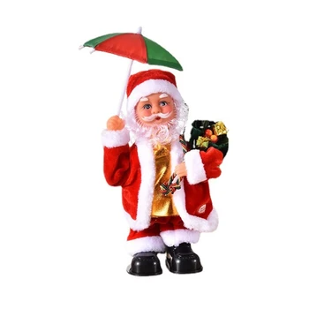 Рождественский подарок Санта-Клауса Миниатюрный Тверкинг Модель Санта-Клауса Украшение Прекрасная Рождественская вечеринка Праздничные принадлежности 11 дюймов Виляние
