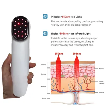 Ручной портативный 808-нм ручной обезболивающий лазер холодный лазер для снятия боли
