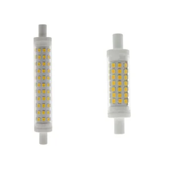 Светодиодный R7S светильник 78 мм 5 Вт 118 Мм 10 Вт керамический корпус R7S лампа диаметром 15 мм J78 J118 R7S идеально заменяет галогенную лампу