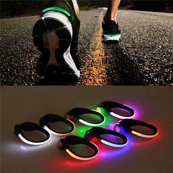Светодиодный светящийся зажим для обуви, светильник для бега на открытом воздухе, велосипед для велоспорта, RGB Новинка, светильник безопасности, ночная сигнальная лампа, светящийся zapato ciclismo