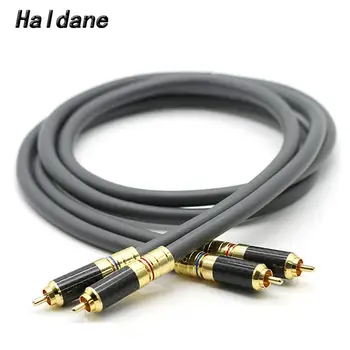 Сигнальный кабель Haldane HIFI M850SW Hi-end с монокристаллической медной аудиосвязью, Соединительный аудиокабель RCA