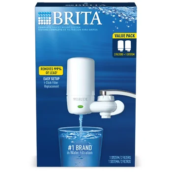 Система Фильтрации Водопроводного крана Brita с напоминанием о смене фильтра, 36459