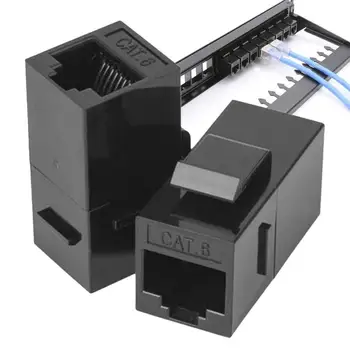Соединитель Rj45 Cat 6 Jack Ethernet Keystone Многоразовый 2 шт. Легкий Ethernet Keystone для голосовых проектов DIY Видео