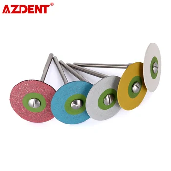 Стоматологические диски AZDENT Dental (HP) 26 мм, резиновые алмазные круги для полировки циркониевого фарфора PFM Emaxs, полировщик для стоматологической лаборатории Диск Колеса