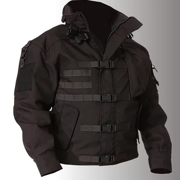 Тактическая куртка Мужская Водонепроницаемая износостойкая Куртка-бомбер с несколькими карманами, Уличная походная ветрозащитная мотоциклетная куртка с несколькими карманами